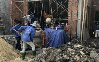 Công trình Anh Trung -Bà điểm Hóc Môn 