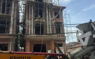 DẤU MỐC THI CÔNG MÁI SÀN TẦNG 4 TẠI PHƯỜNG TRUNG MỸ TÂY, QUẬN 12