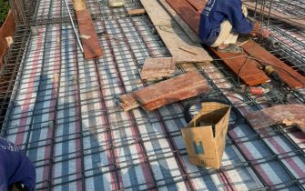CẬP NHẬT TIẾN ĐỘ THI CÔNG - ĐỔ BÊ TÔNG SÀN MÁI TẦNG 3 CONG TRÌNH NHÀ ANH TỨ
