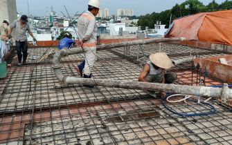 Công trình CÔ HUỆ phường trung mỹ tây Q12 đo tấm 4 ngày 4 - 7  - 2019 âm lịch