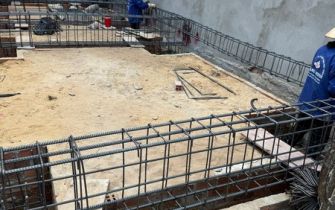 CẬP NHẬT HÌNH ẢNH ĐỔ BÊ TÔNG MÓNG CÔNG TRÌNH ANH TOÀN QUÂN – GÒ VẤP, TP.HCM