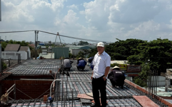  THI CÔNG SẮT SÀN TẦNG 2 - CÔNG TRÌNH EM BẰNG - HIỆP THÀNH, QUẬN 12 