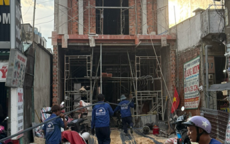  THI CÔNG SẮT SÀN TẦNG 2 - CÔNG TRÌNH EM BẰNG - HIỆP THÀNH, QUẬN 12 