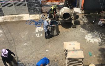 Công trình EM  ĐỨC phường CMT Q 12 dổ tấm 1 ngay. 11 - 6   -  2018  am   lịch