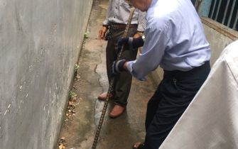 Công trình CHÚ TIẾP  phường tân chánh Hiệp Q 12 đông thổ ngày  6 - 6 - 2018 am lịch