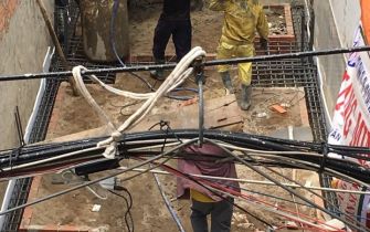 Công trình em Đức đã xong phần móng