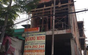 Công trình CHÚ HÀO Phường CMT Q 12 đổ tấm 3 ngày 19 - 5 -2018 am lịch