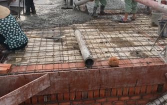 Công trình CHÚ HÀO Phường CMT Q 12 đổ tấm 3 ngày 19 - 5 -2018 am lịch
