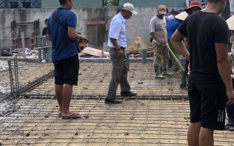 Kiểm tra thi công Công trình anh HUYNH Hóc Môn