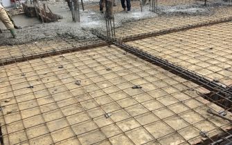 Đổ sàn Công trình anh HUYNH Hóc Môn