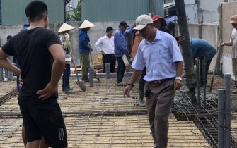 Kiểm tra thi công Công trình anh HUYNH Hóc Môn
