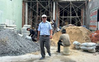 Công tác ép cọc phường Hiệp Thành Q12 tphcm