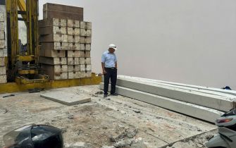 Công tác ép cọc phường Hiệp Thành Q12 tphcm