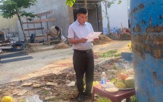Lễ động thổ công trình phường Tân Thới Nhất Q12 ngày 9-5-2024