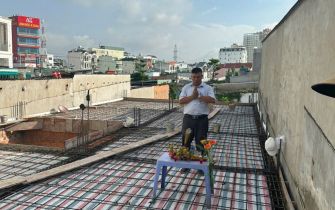 Lễ động thổ công trình Anh Quang Chị Hoa phường Trung Mỹ Tây Q12 11-4-2024 AL