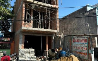 Công trình chú Ý phường Trung Mỹ Tây Q12 đổ tấm 1 ngày 17-2-2023 AL