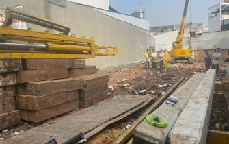 Công trình chú Ý phường Trung Mỹ Tây Q12 đổ tấm 1 ngày 17-2-2023 AL