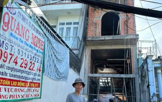 Công trình anh San xã Tân Xuân huyện Hóc Môn đỗ tấm 4 ngày 20-9-2023