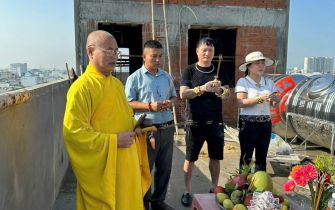 Công trình anh San xã Tân Xuân huyện Hóc Môn đỗ tấm 4 ngày 20-9-2023