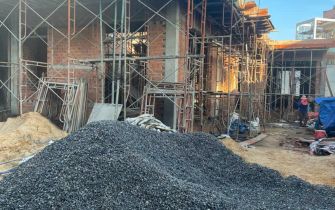 Công trình Anh Quyền Phường Tân Chánh Hiệp Q12 đổ tấm 1 ngày 11-5-2023