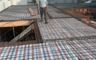 Công trình Anh Quyền Phường Tân Chánh Hiệp Q12 đổ tấm 1 ngày 11-5-2023