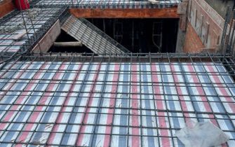 Công trình anh Đắc đổ tấm 1 phường Trung Mỹ Tây Q12 động thổ ngày 25-2-2023 AL