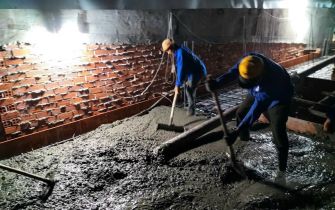 Công trình anh Đắc đổ tấm 1 phường Trung Mỹ Tây Q12 động thổ ngày 25-2-2023 AL