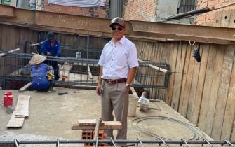 Công trình Bác Chỉ đổ móng sàn tầng hầm xong Phường Trung Mỹ Tây Q12 ngày 23-9-2022