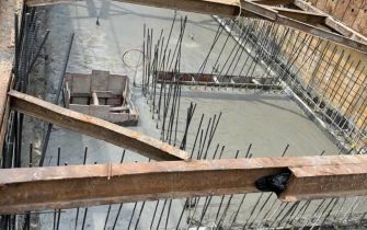 Công trình Bác Chỉ đổ móng sàn tầng hầm xong Phường Trung Mỹ Tây Q12 ngày 23-9-2022