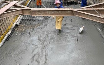 Công trình Bác Chỉ đổ móng sàn tầng hầm xong Phường Trung Mỹ Tây Q12 ngày 23-9-2022