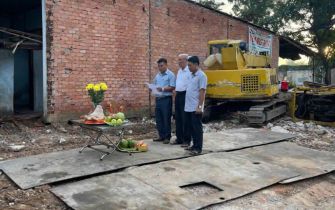 Công trình Bác Chỉ Phường Trung Mỹ Tây Q12 động thổ ngày 20-8-2022