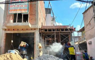Công trình em Nguyên Phường Trung Mỹ Tây Q12 đổ tấm 1 ngày 10-5-2024