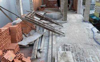 Công trình em Nguyên Phường Trung Mỹ Tây Q12 đổ tấm 1 ngày 10-5-2024