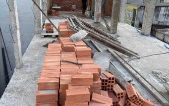 Công trình em Kha phường Trung Mỹ Tây Quận 12 đỗ tấm 2 ngày 8-4-2022