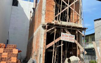 Công trình em Kha phường Trung Mỹ Tây Quận 12 đỗ tấm 2 ngày 8-4-2022