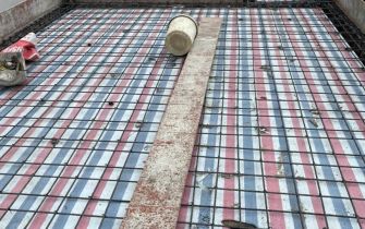 Công trình em Kha phường Trung Mỹ Tây Quận 12 đỗ tấm 2 ngày 8-4-2022