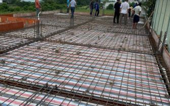 Công trình em Đỗ Thế Anh tại Bình Dương đỗ tấm 1 ngày 3-4-2024