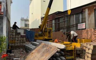 Công trình em Ba Cường phường Trung Mỹ Tây Q12 động thổ ngày 9-2-2022 AL