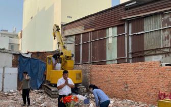 Công trình em Ba Cường phường Trung Mỹ Tây Q12 động thổ ngày 9-2-2022 AL