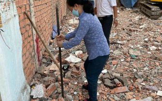 Công trình em Ba Cường phường Trung Mỹ Tây Q12 động thổ ngày 9-2-2022 AL