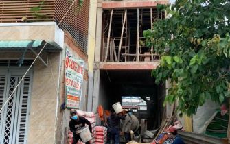Công trình em Viên Hiền Phường Trung Mỹ Tây Q12 đổ tấm 3 ngày 18-4-2021 AL