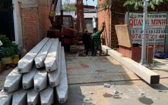 Công trình Anh Hùng Chị Dông Phường Hiệp Thành Quận 12 đỗ tấm 3 ngày 11-2-2021 AL
