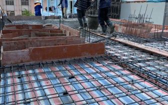 Công trình Anh Hùng Chị Dông Phường Hiệp Thành Quận 12 đỗ tấm 2 ngày 24-1-2021 AL