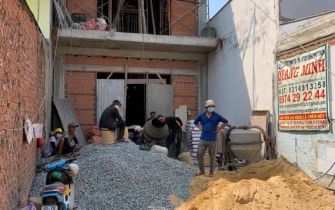 Công trình Anh Hùng Chị Dông Phường Hiệp Thành Quận 12 đỗ tấm 2 ngày 24-1-2021 AL