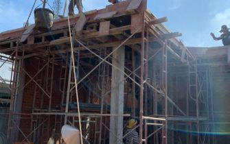 Công trình Chú Thanh huyện Tân Hiệp huyện Hóc Môn đổ tấm 1 ngày 28-11-2020 AL