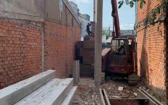 Công trình anh Nhân phường Trung Mỹ Tây Quận 12 đỗ tấm 3 ngày 15-09-2020 AL