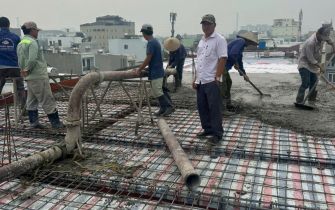 Công trình P Trung Mỹ Tây Q12 đổ mái lầu 5 ngày 21-11-2024 AL
