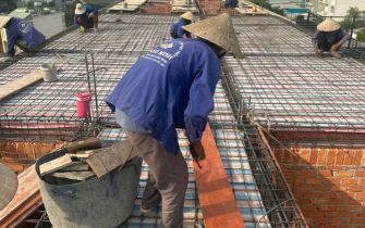 Công trình P Trung Mỹ Tây Q12 đổ mái lầu 5 ngày 21-11-2024 AL