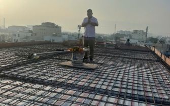 Công trình P Trung Mỹ Tây Q12 đổ mái lầu 5 ngày 21-11-2024 AL