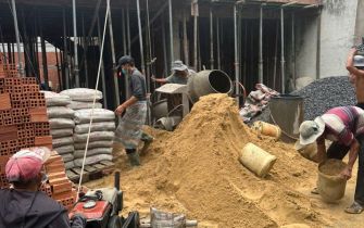 Công tác đổ mái tầng 1 công trình p Tân Chánh Hiệp Q12 ngày 15-11-2024 AL